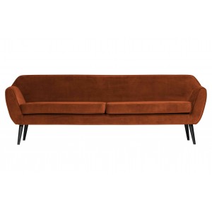 Sofa Rocco XL, 230 cm, pliušas (smėlinė)