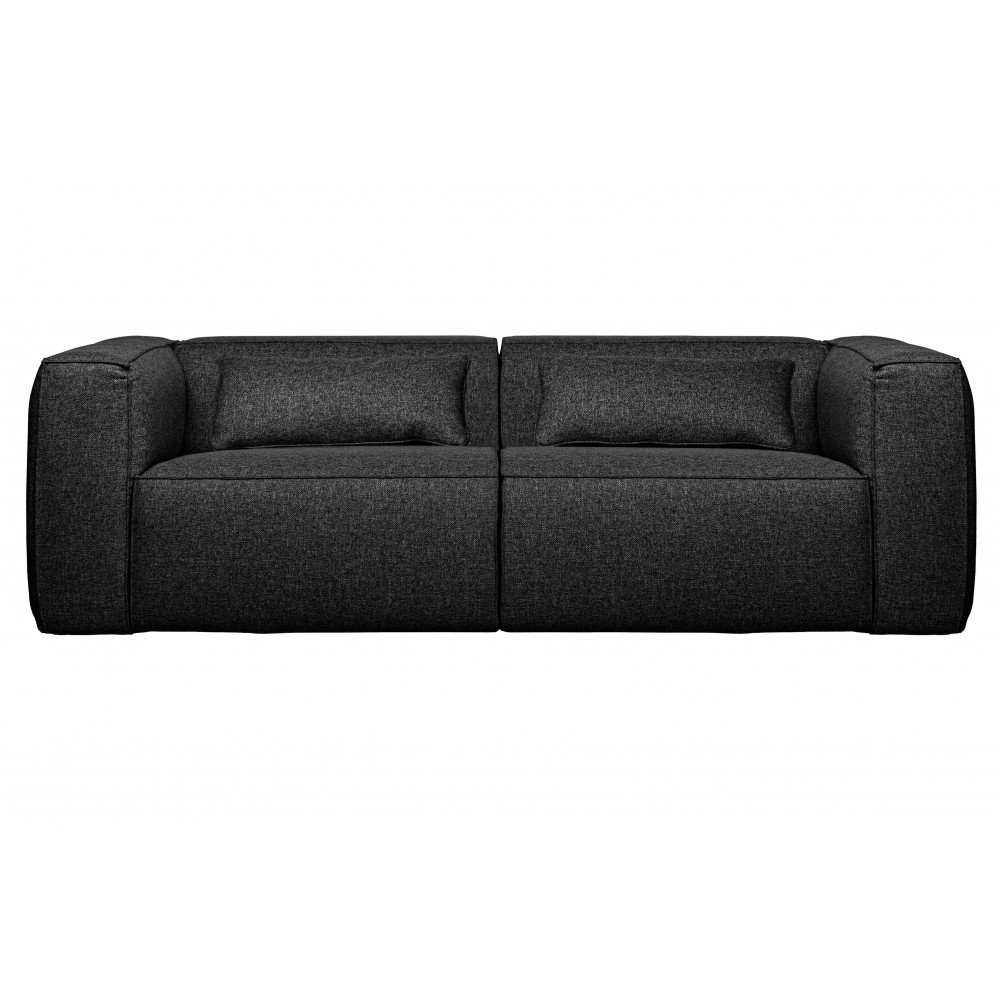 3.5 vietų sofa Bean su pagalvėlėmis (tamsiai pilka)