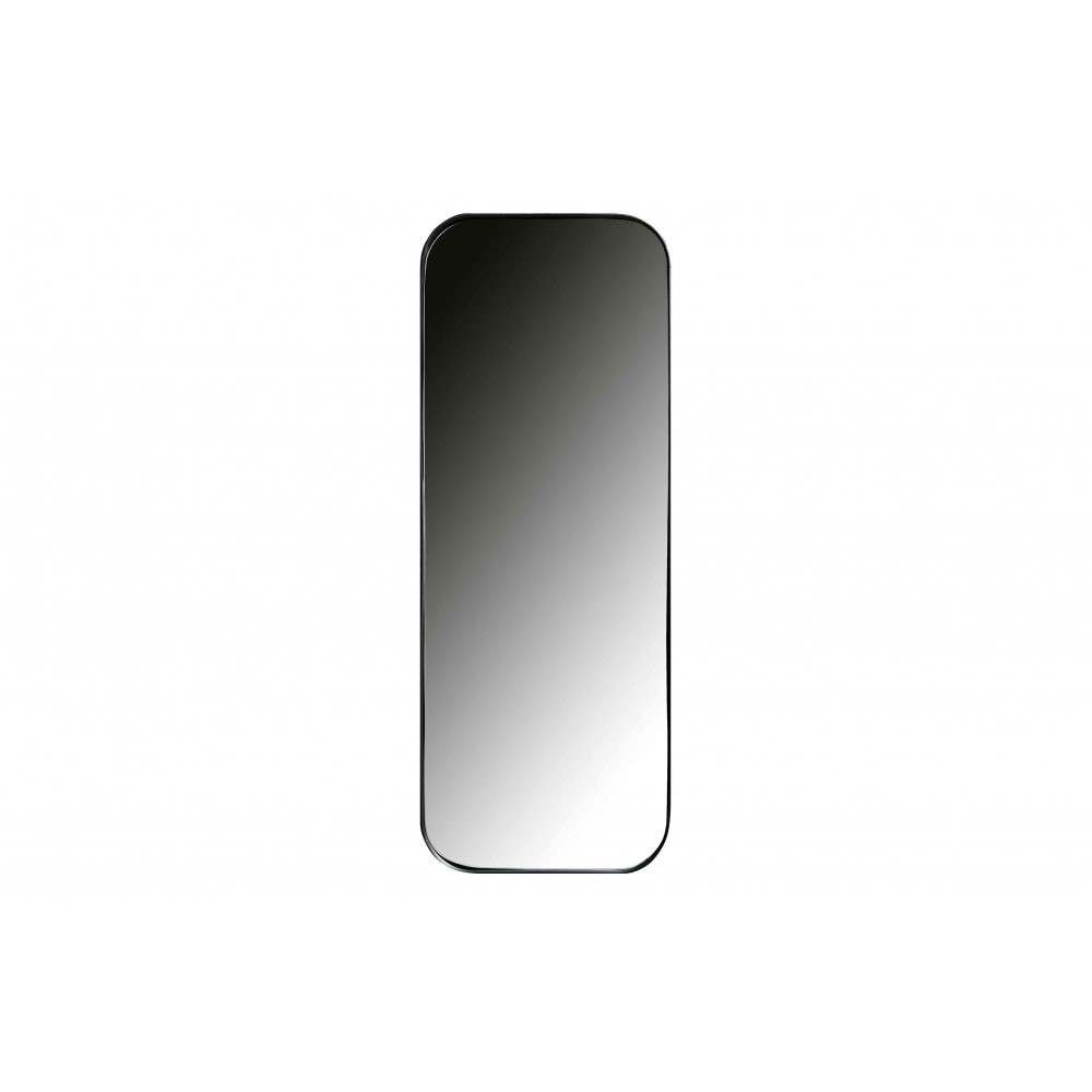 Metalinis veidrodis Doutzen, 110x40 cm skersm. (juoda)