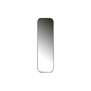 Metalinis veidrodis Doutzen, 170x40 cm skersm. (juoda)