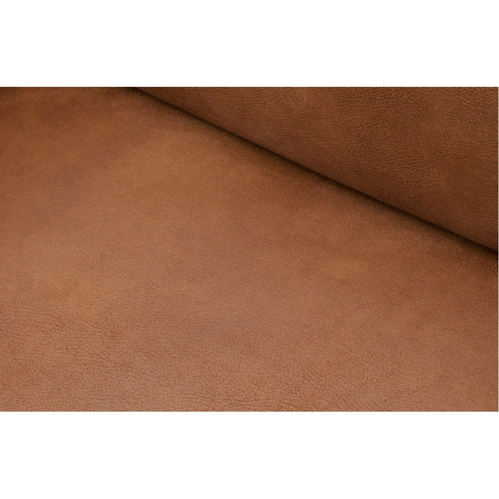 Trivietė sofa Statement, 230 cm, eko oda (konjako)