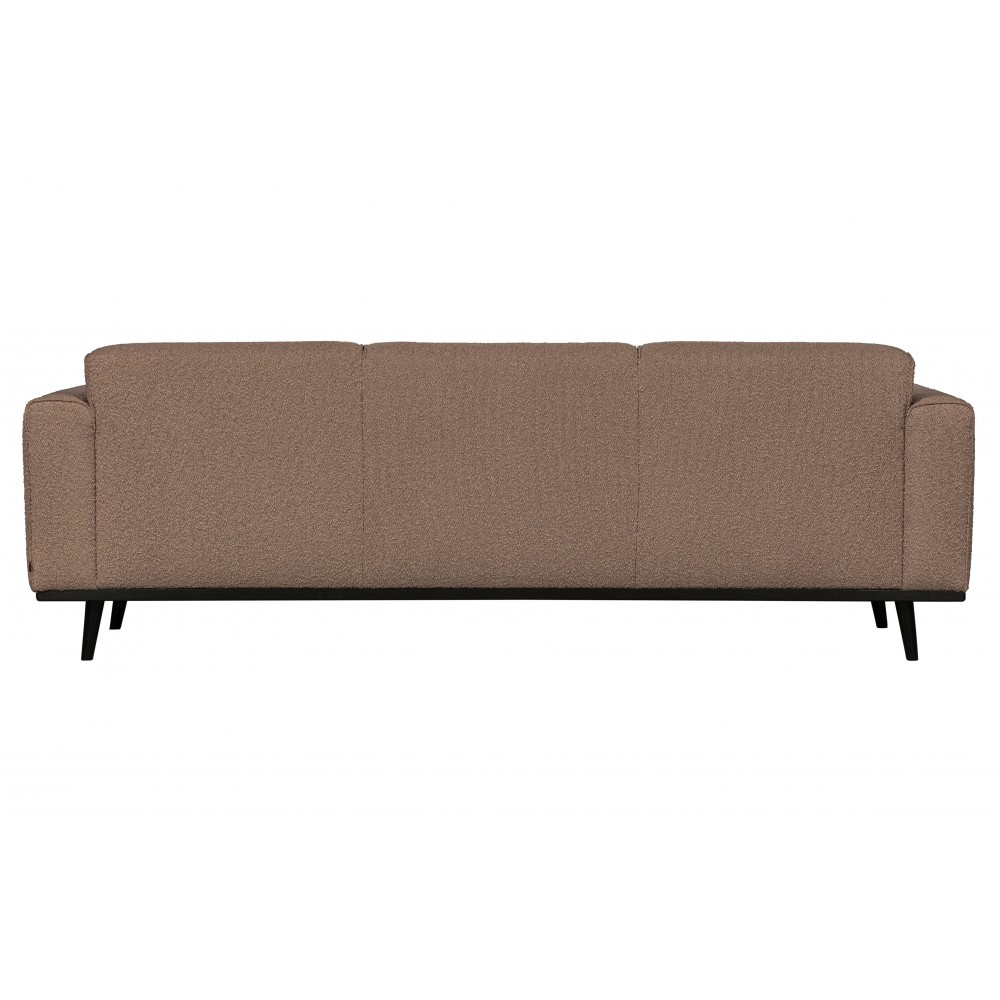 Trivietė sofa Statement, 230 cm, boucle audinys (pilkšvai ruda)