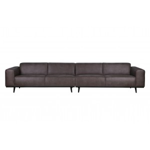 Keturvietė sofa Statement XL, 372 cm, boucle audinys (kavos atspalvio)