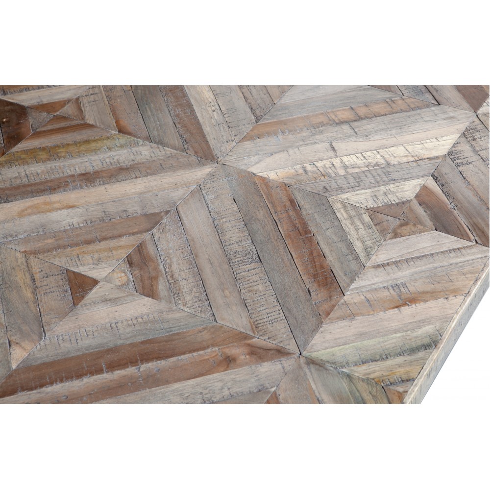 Kavos staliukas Rhombic, 120x60 cm (medis / metalas)