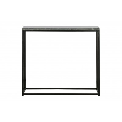 Konsolinis staliukas Mellow, 85x90x30 cm, marmuras (juoda)