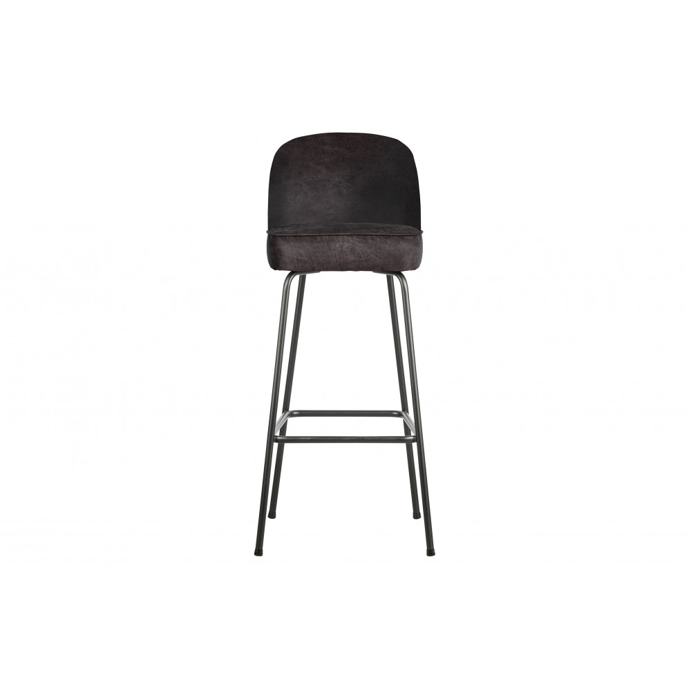 Baro kėdė Vogue, 80 cm, odinė (juoda)