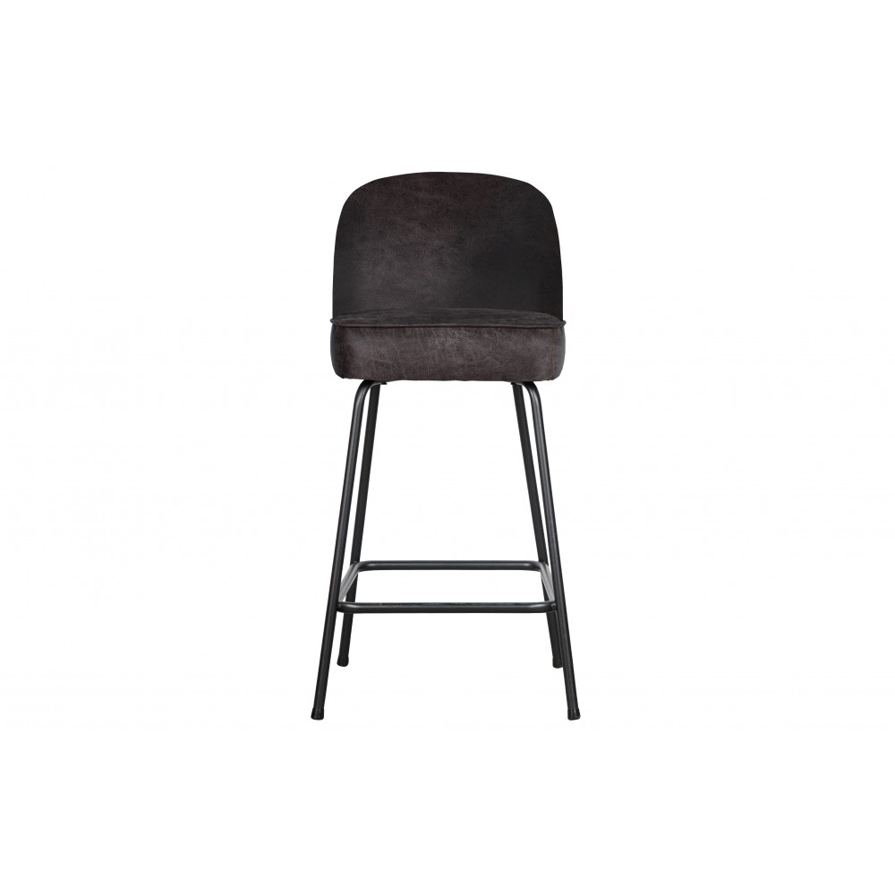 Baro kėdė Vogue, 65 cm, odinė (juoda)