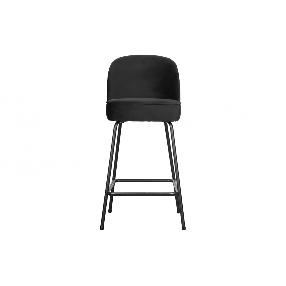 Baro kėdė Vogue, 65cm, velvetas (juoda)