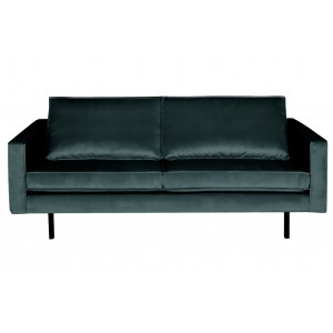 2.5 vietų sofa Rodeo, velvetas (tamsiai žalia)