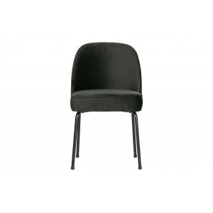 Valgomojo kėdė Vogue, velvetas (juoda), 2 vnt.