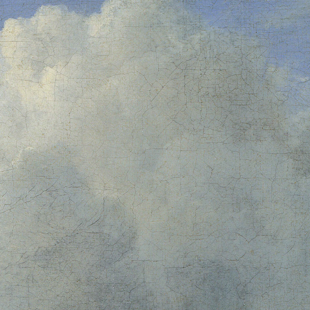 Skritulio formos tapetai, aukso amžiaus debesys